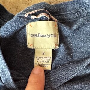 G.H. Bass & Co. Navy Blue T-Shirt